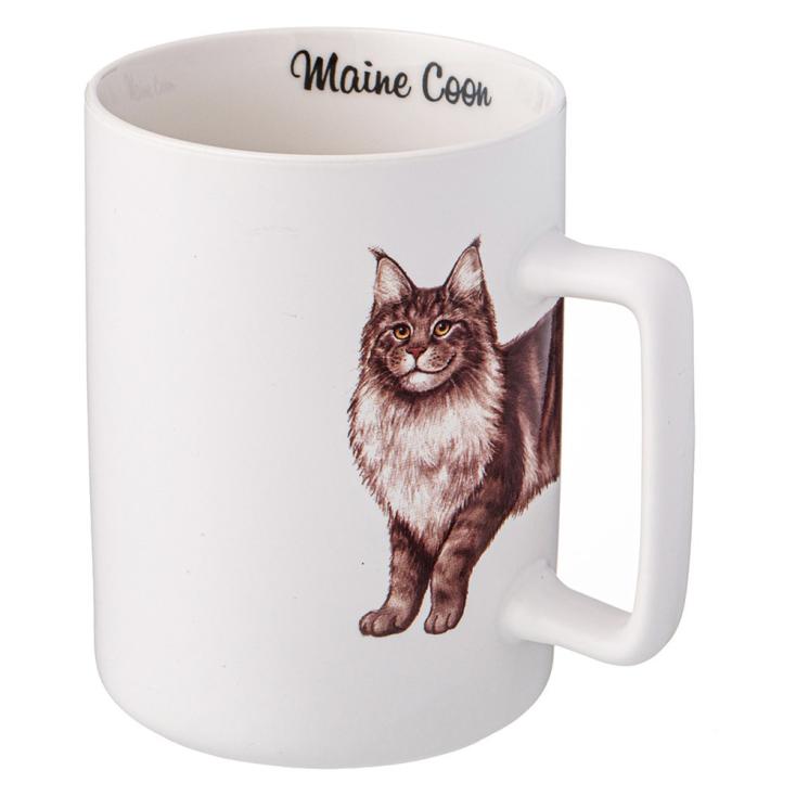 Кружка фарфоровая Lefard Maine Coon 400 мл