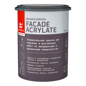 Краска фасадная Facade Acrylate База A глубокоматовая белая 0,9 л