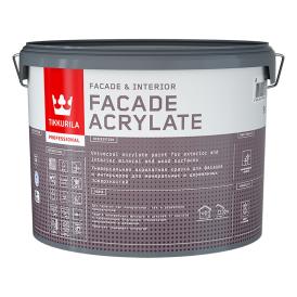 Краска фасадная Facade Acrylate База A глубокоматовая белая 9 л